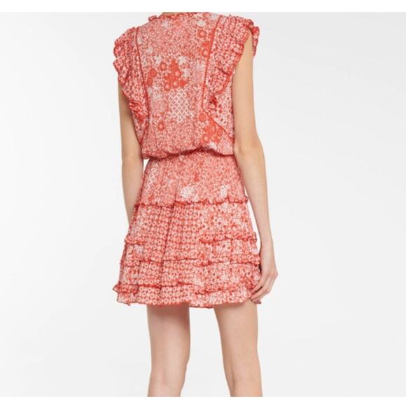 POUPETTE ST BARTH Paulina Mini Dress Pink Antibes Print S - Picture 2 of 12